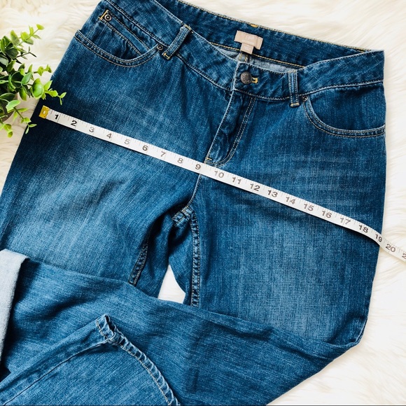 J.Jill  Light Wash Boyfriend Jeans Denim Pants - Picture 4 of 8